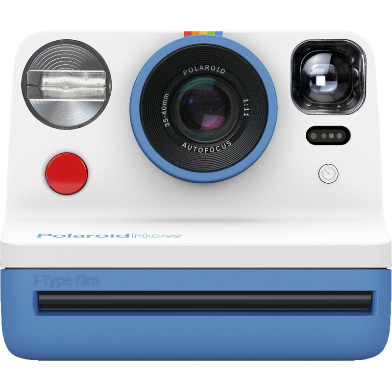 Polaroid Now Instant Film Camera (Blue)  