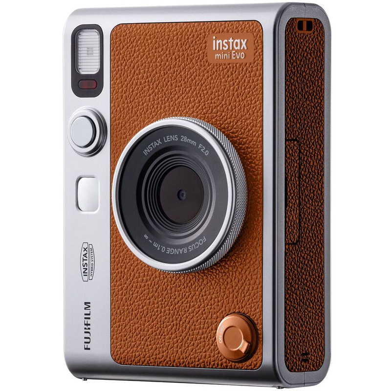 Fujifilm INSTAX MINI EVO Hybrid Instant Camera (Brown)  